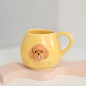 Handcrafted Customized 3D Pet Head Demla Mug