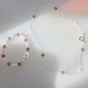 Sakura Rain Sterling Silver Necklace