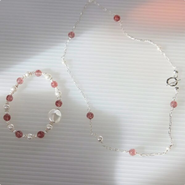 Sakura Rain Sterling Silver Necklace