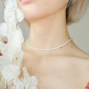 Natural Pearl Necklace with Adjustable Chain